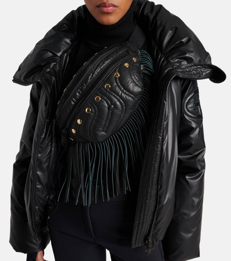 GOLDBERGH Sorriso fringed leather belt bag outlook