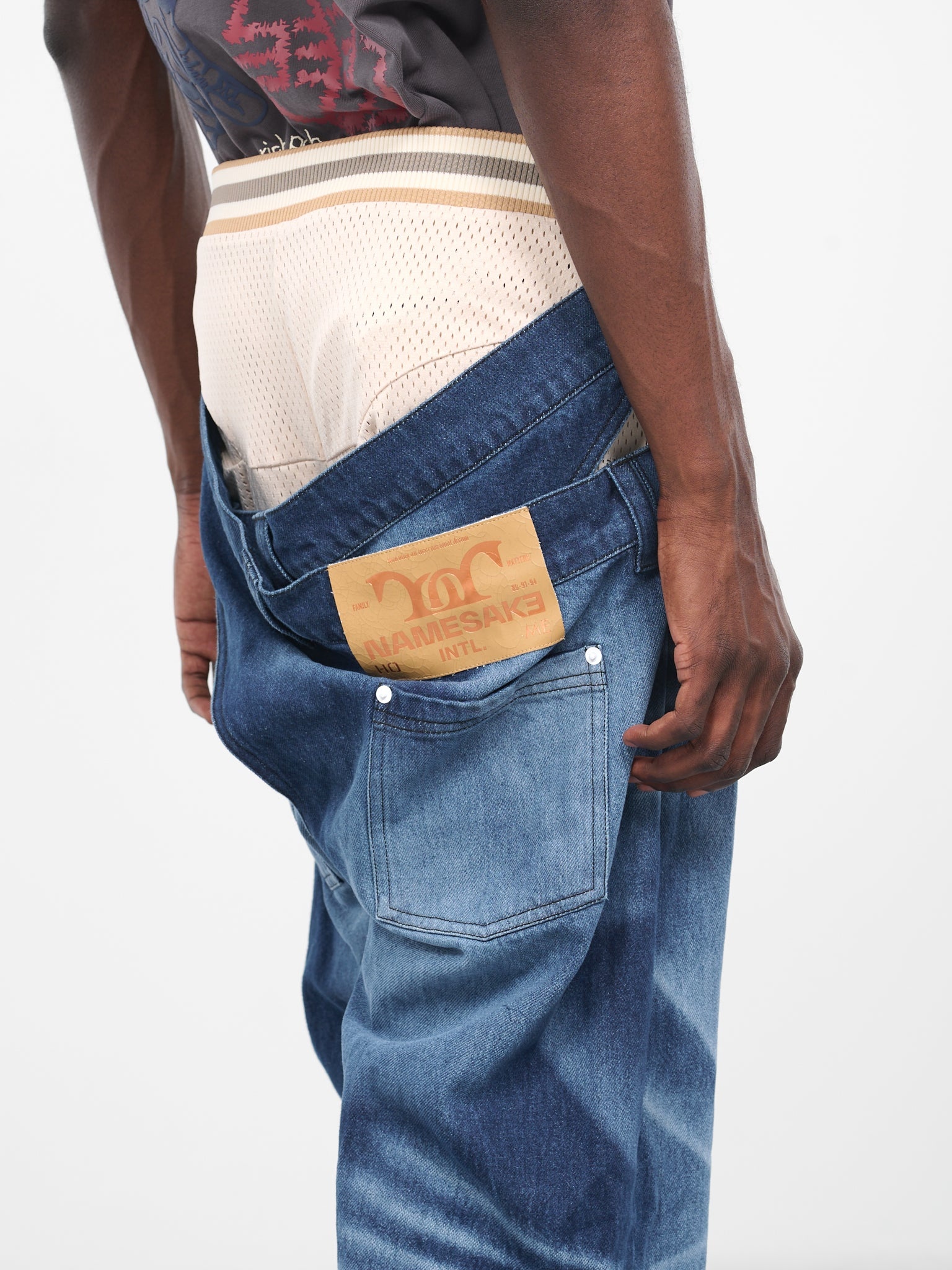 Del Cross-Over Low-Ride Jeans - 5