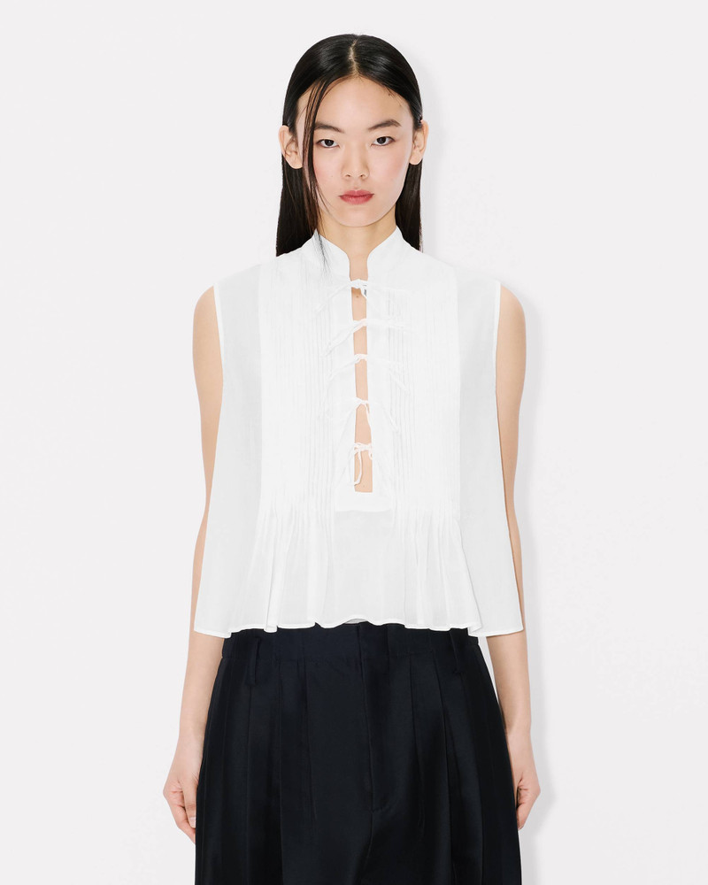 Light sleeveless top in cotton 4