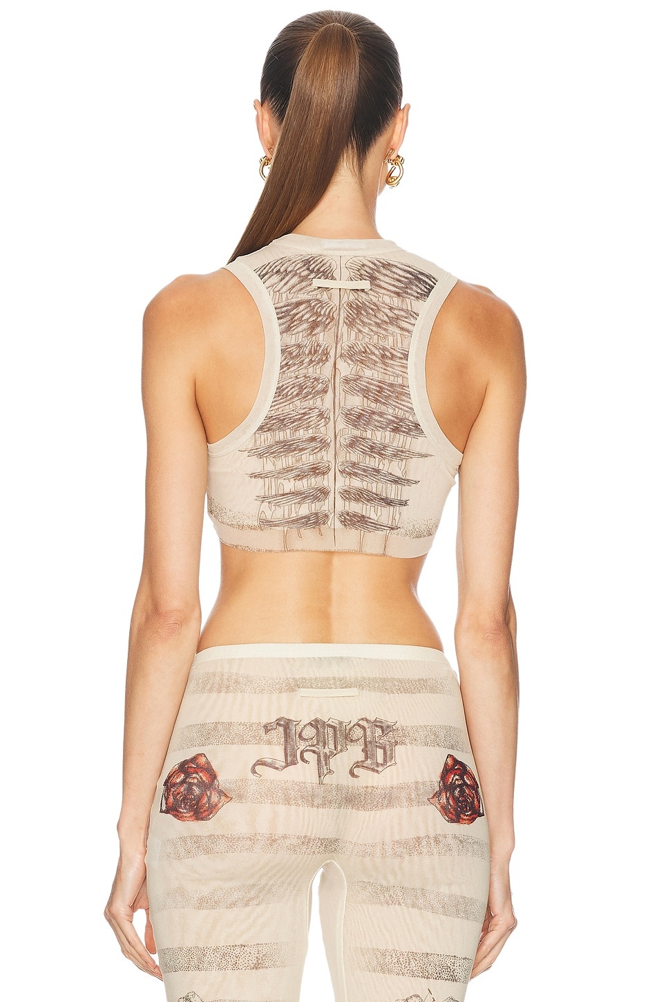 Tattoo Mariniere Crop Top - 3