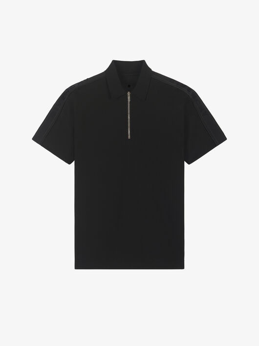 ZIPPED POLO SHIRT IN COTTON - 4