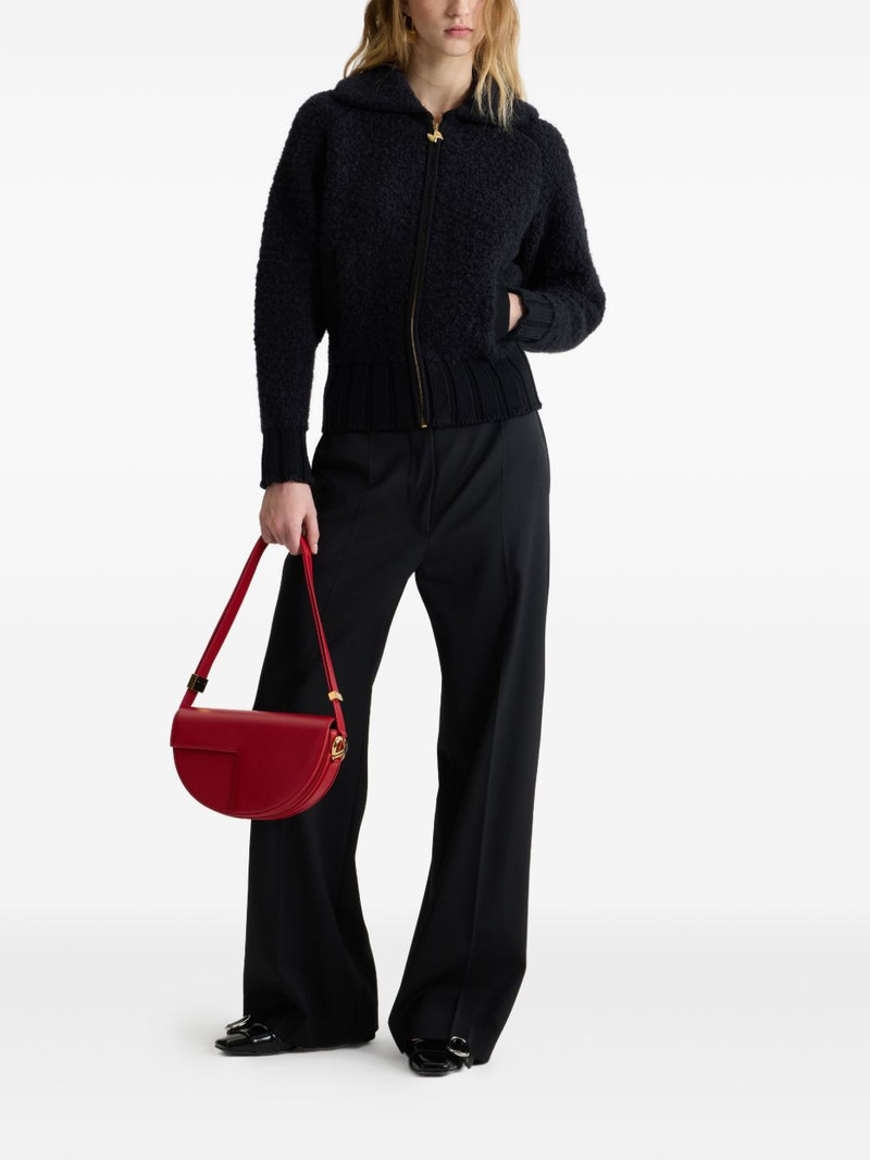 PATOU bouclé zip-front jacket outlook