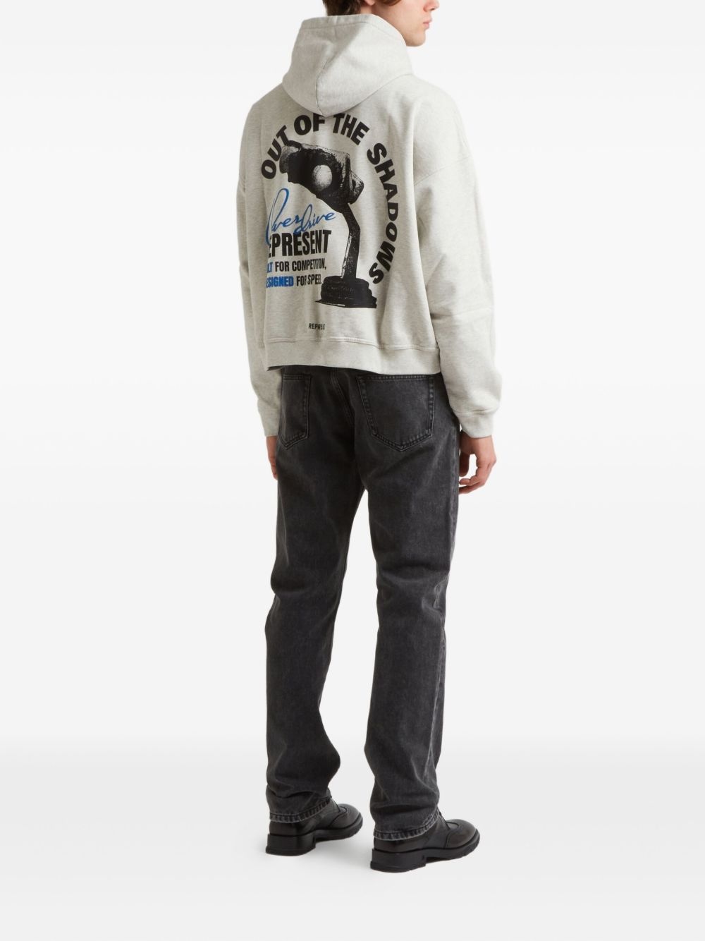 logo-print hoodie - 3