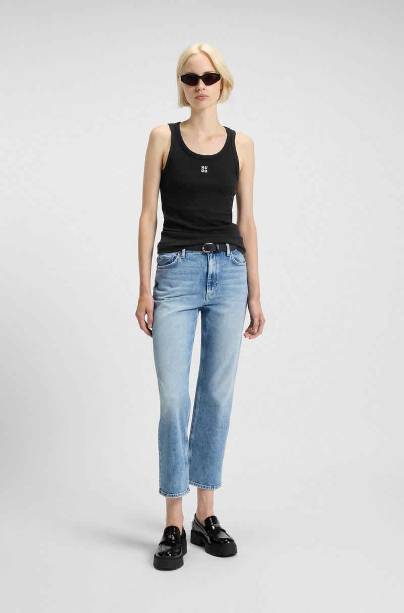 HUGO TANK TOP WITH STACKED LOGO outlook