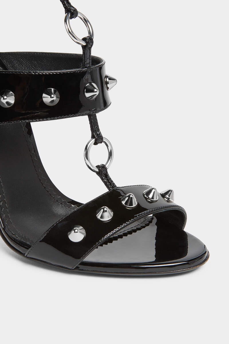 GOTHIC DSQUARED2 HEELED SANDALS - 4