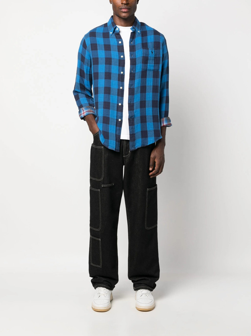Polo Pony Plaid-check Shirt 3