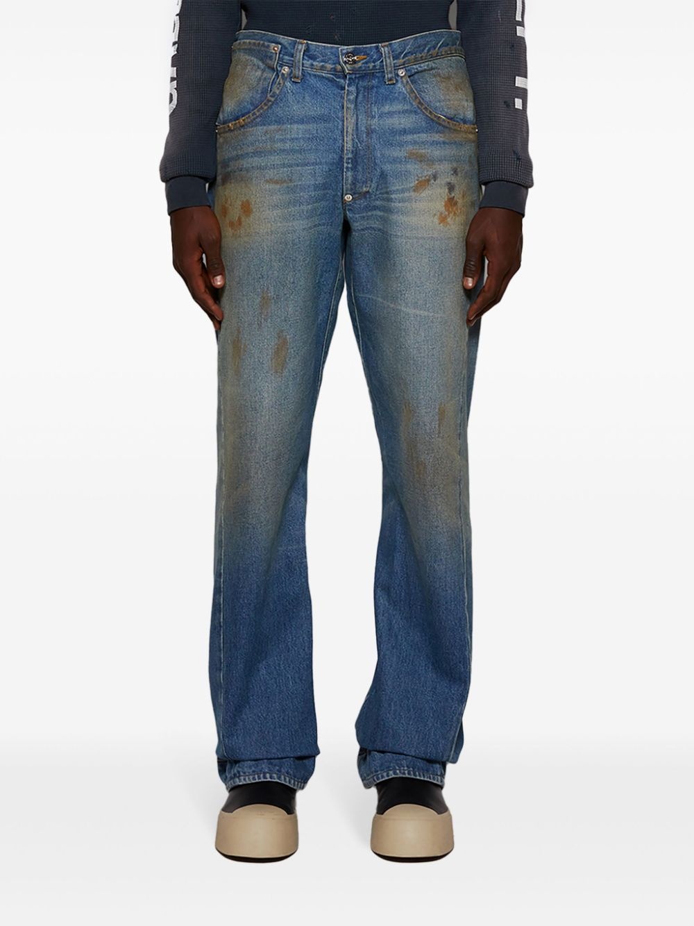 straight-leg jeans - 3