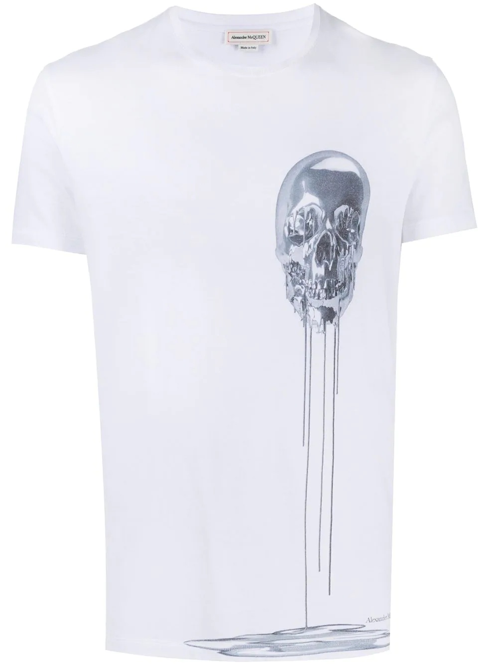 skull-motif short-sleeve T-shirt - 1