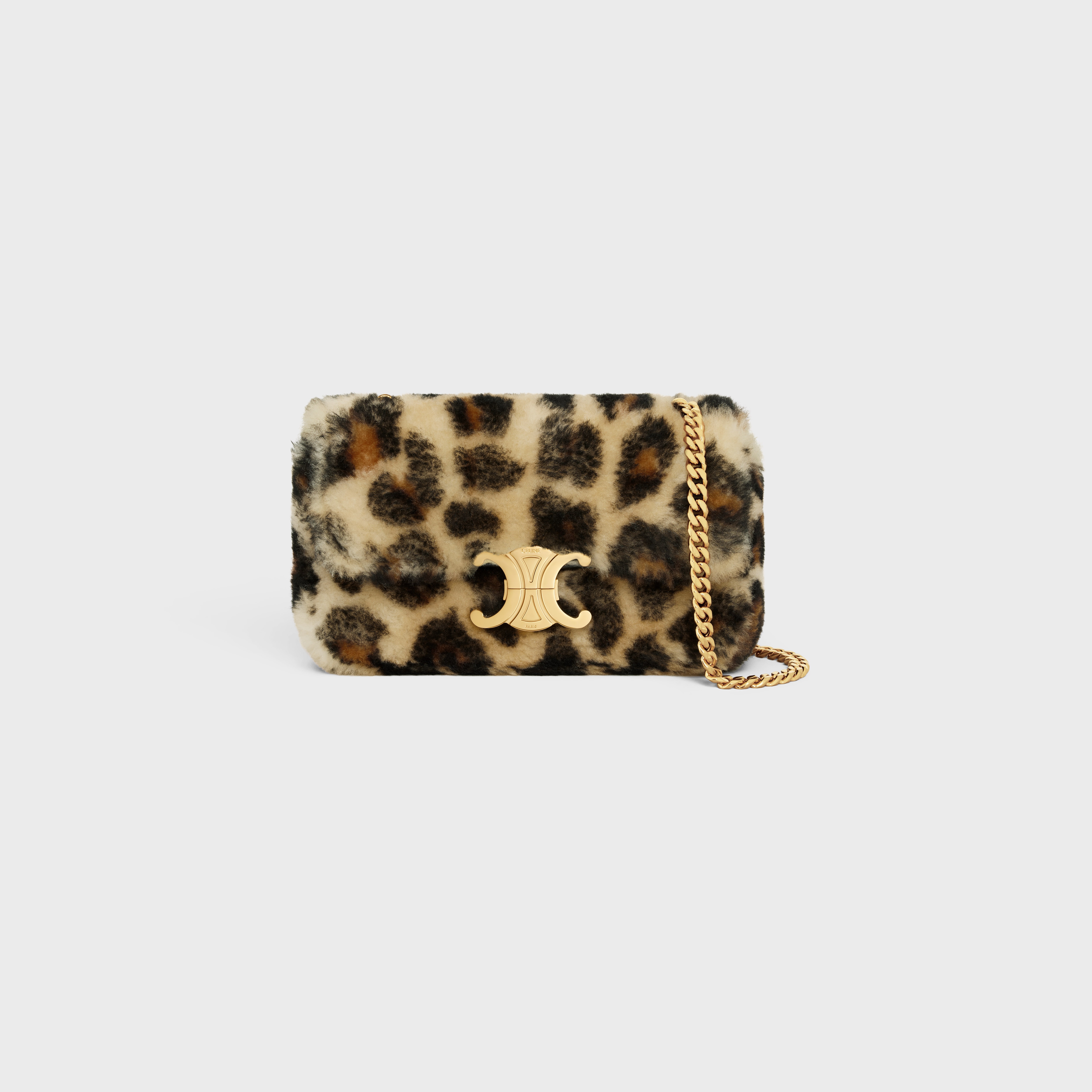 ハンドバッグ CELINE | CHAIN SHOULDER BAG CLAUDE IN SHEARLING CELINE CHAIN SHOULDER BAG CLAUDE in SHEARLING | celine