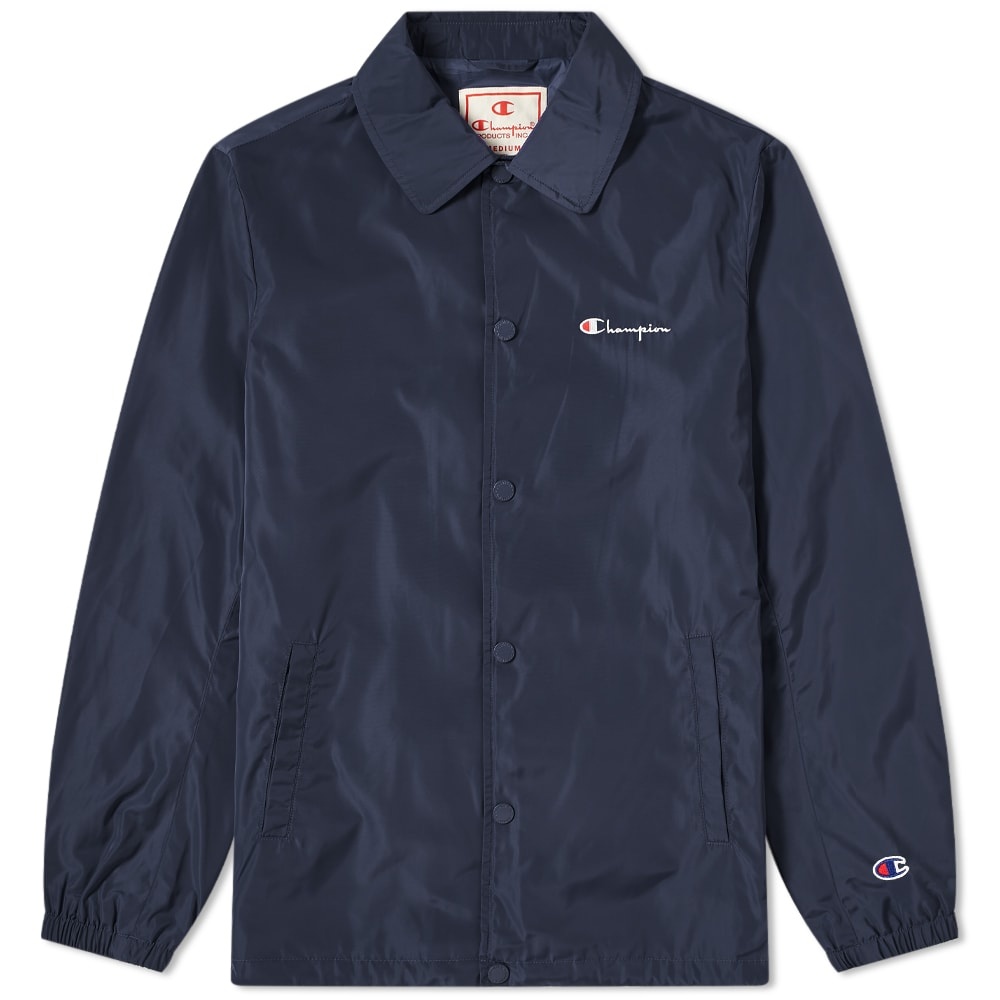 Champion Reverse Weave Script Logo Coach Jacket - 1