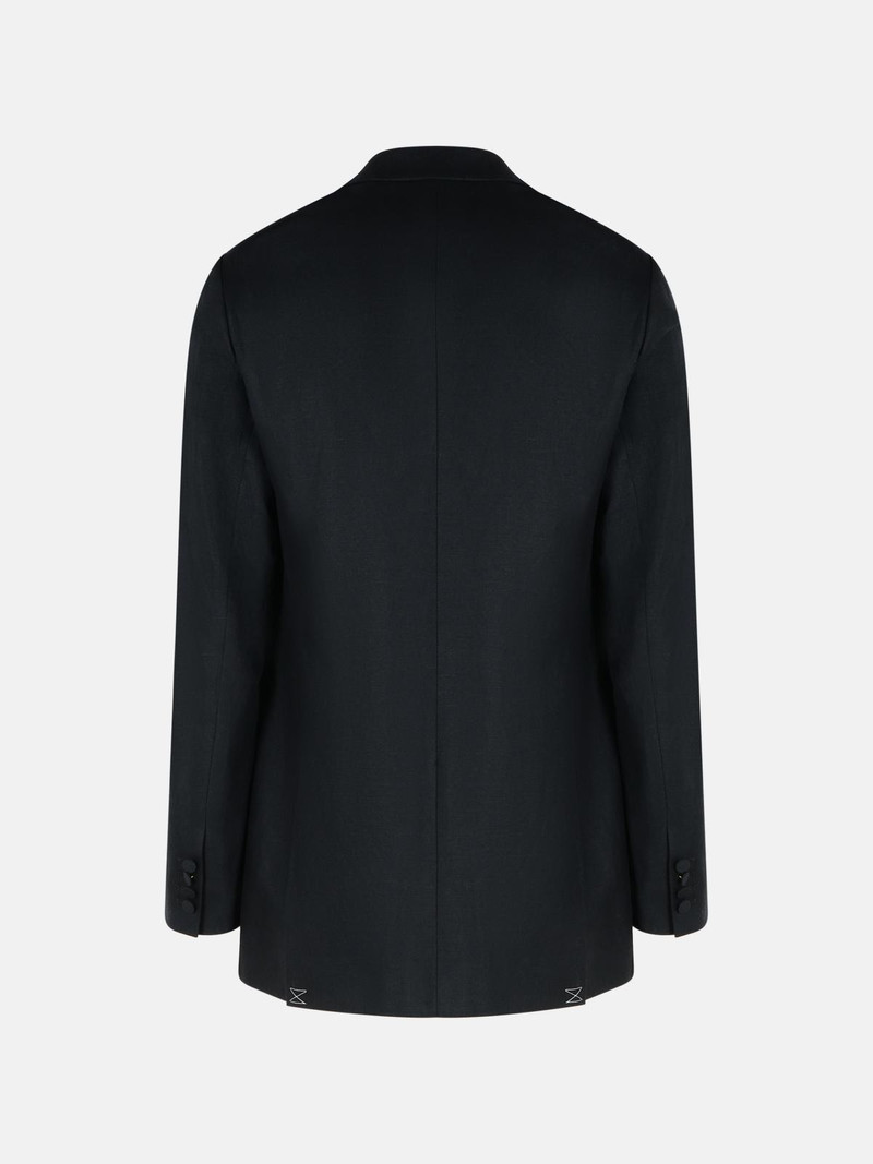 Dries Van Noten 'BARTUX' BLACK WOOL BLEND BLAZER outlook