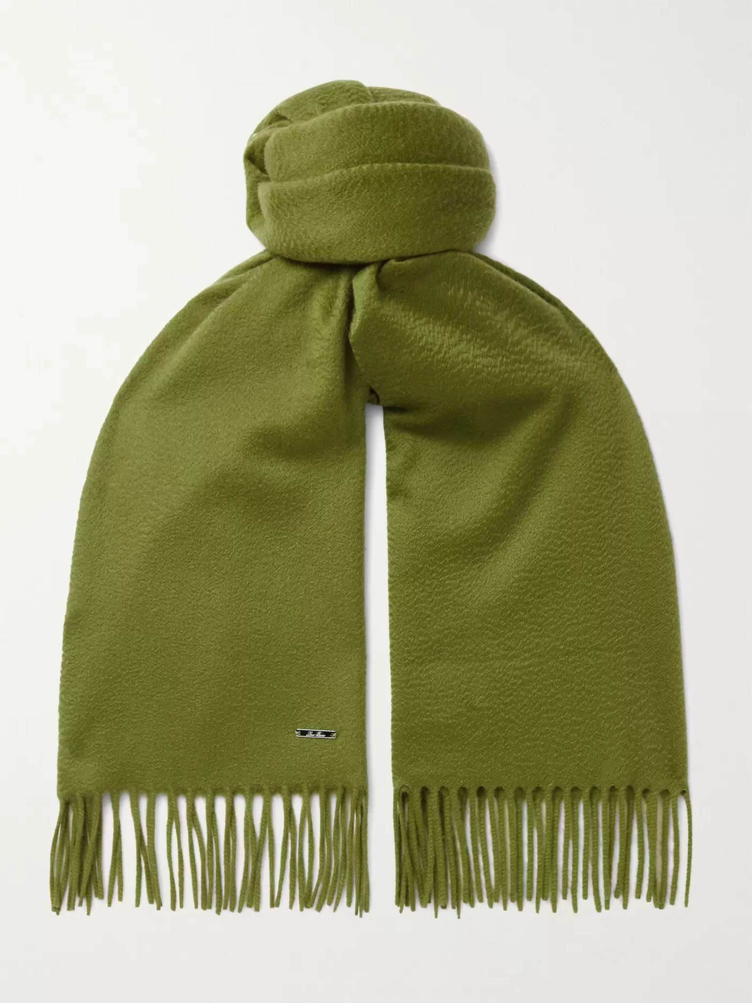 Fringed Cashmere Scarf - 1