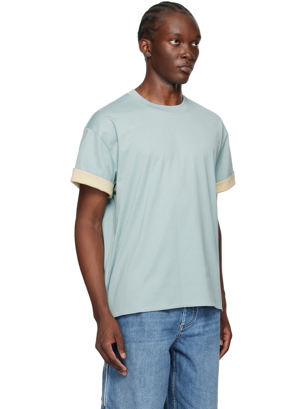 Blue Double Layer T-Shirt - 2