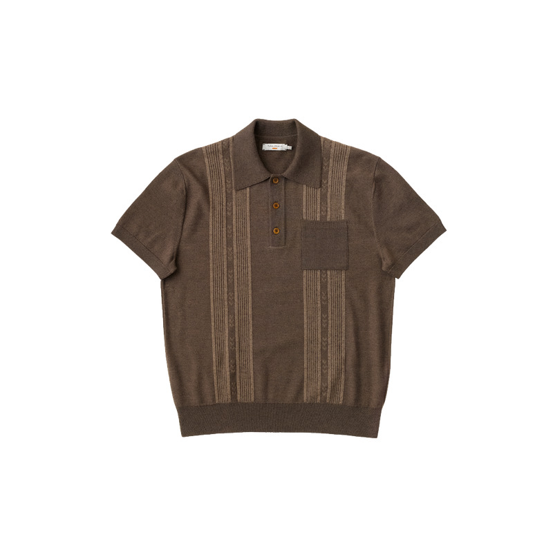Frippe Polo Shirt Brown - 6