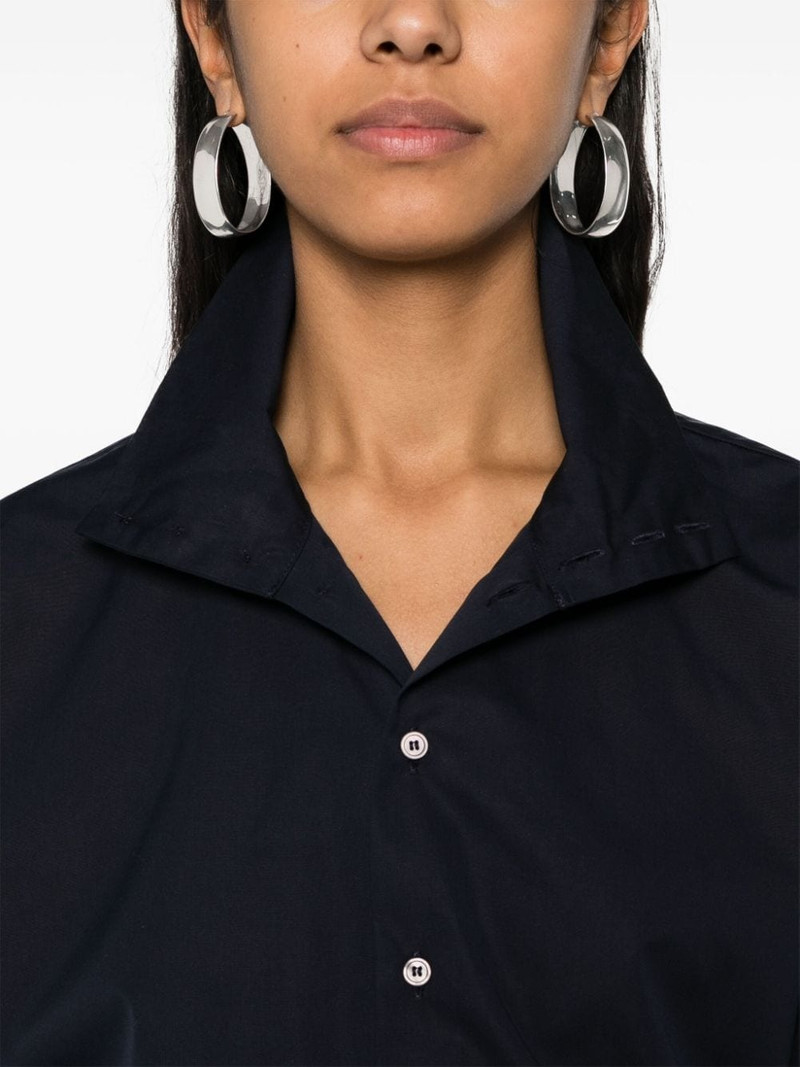 high-neck poplin shirt 5