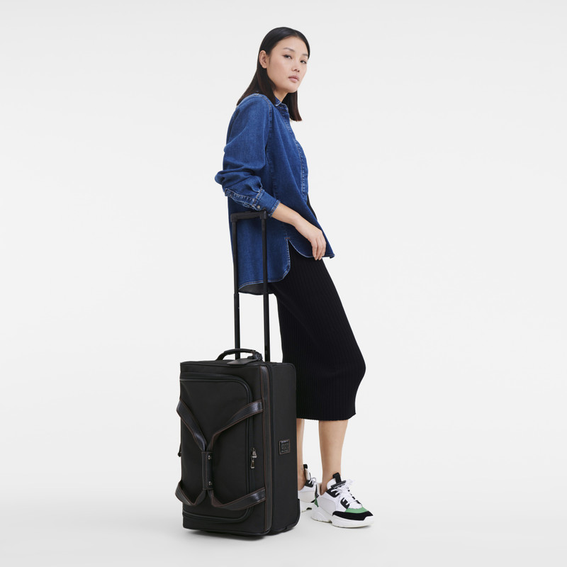 Longchamp Boxford M Travel bag Black - Canvas outlook