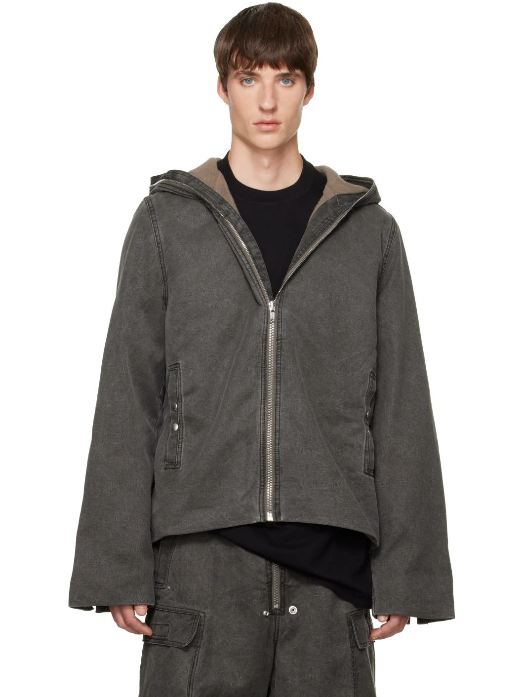 Gray Tower Zipfront Jacket - 1