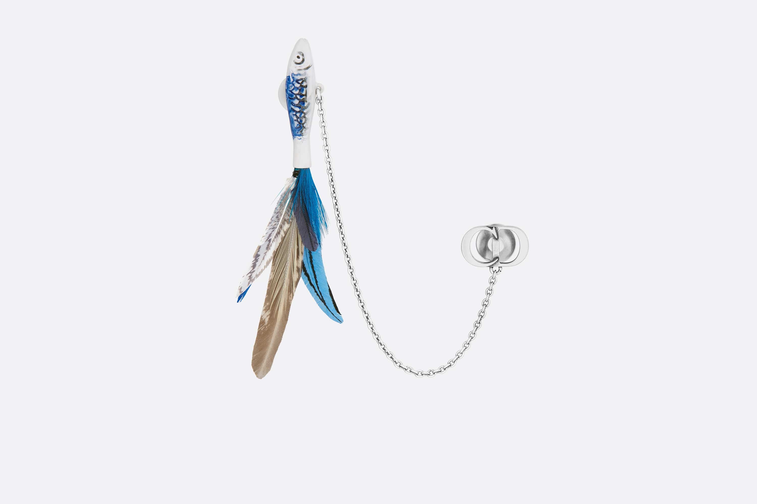 CD Icon Chain Brooch - 1