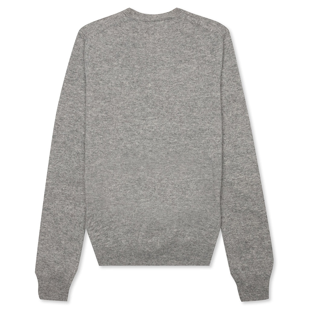 WOMEN'S KNIT SWEATER - GREY - 2