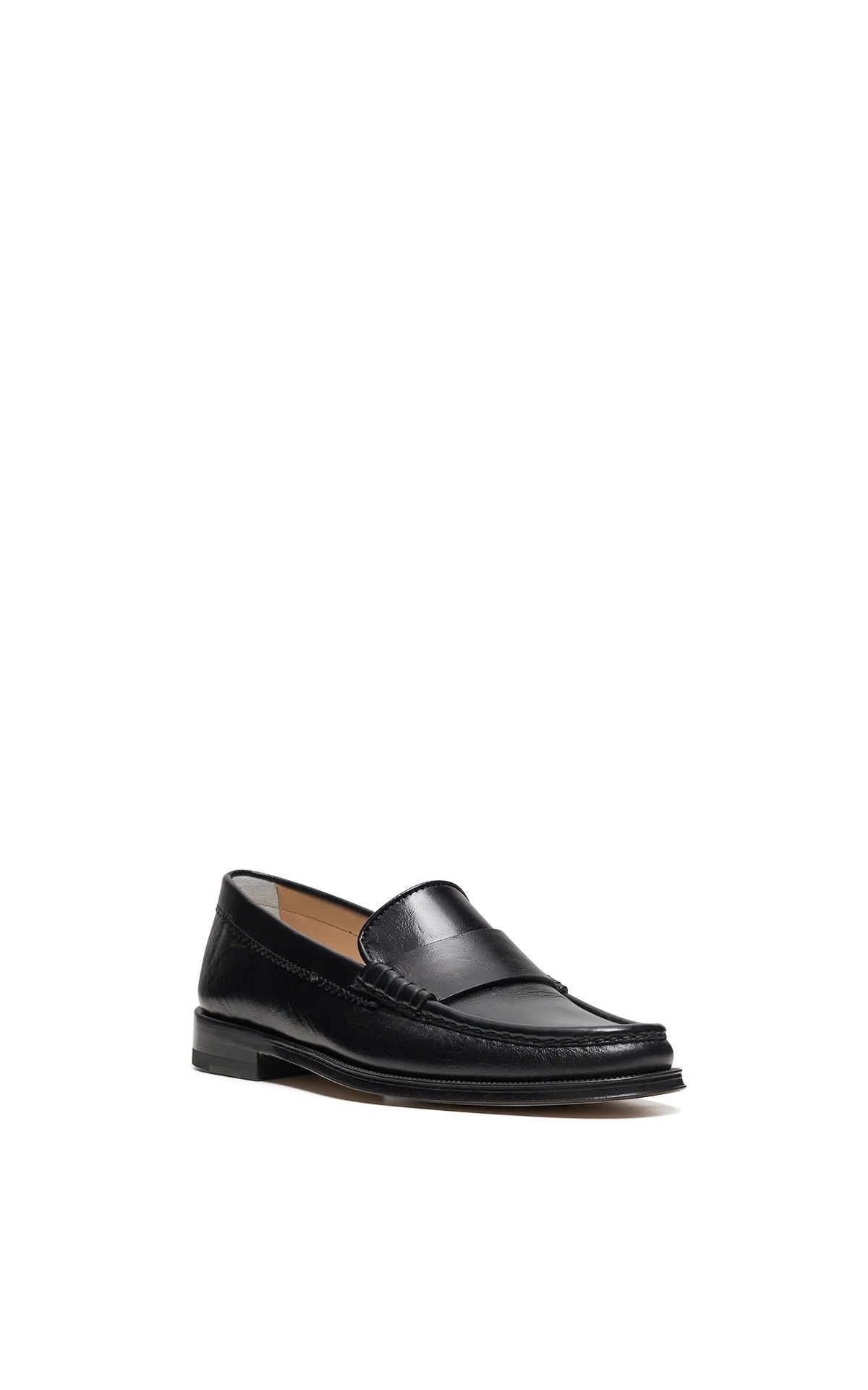 Seren Loafer in Black Leather - 2
