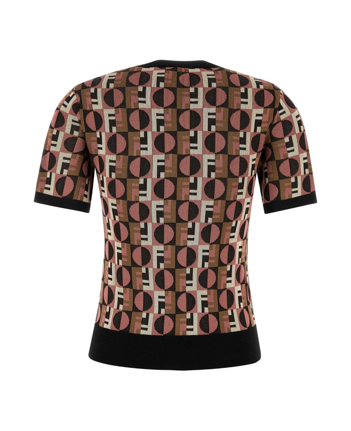 Fendi Optical Viscose T-shirt - 2