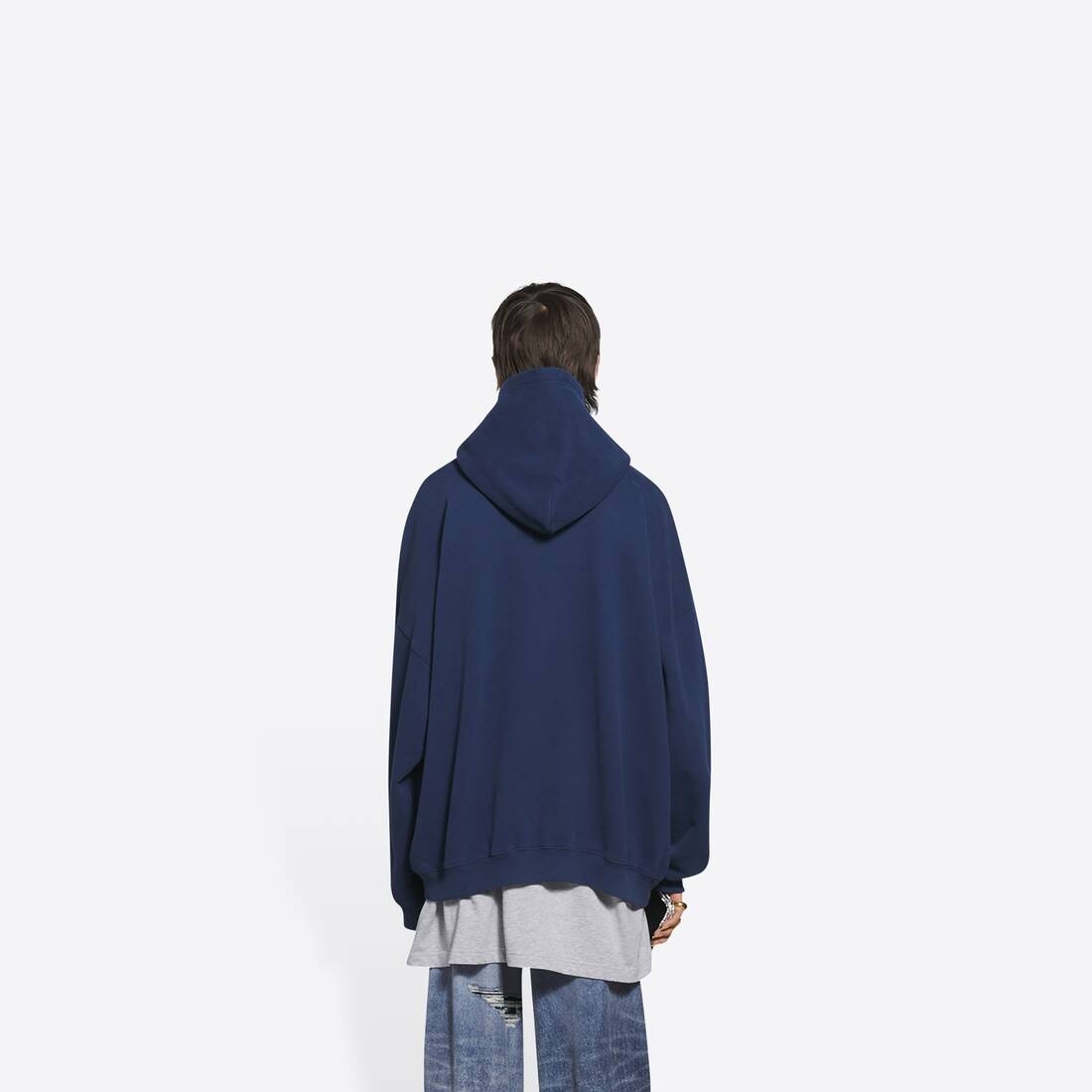 Pride Boxy Hoodie in Blue - 5