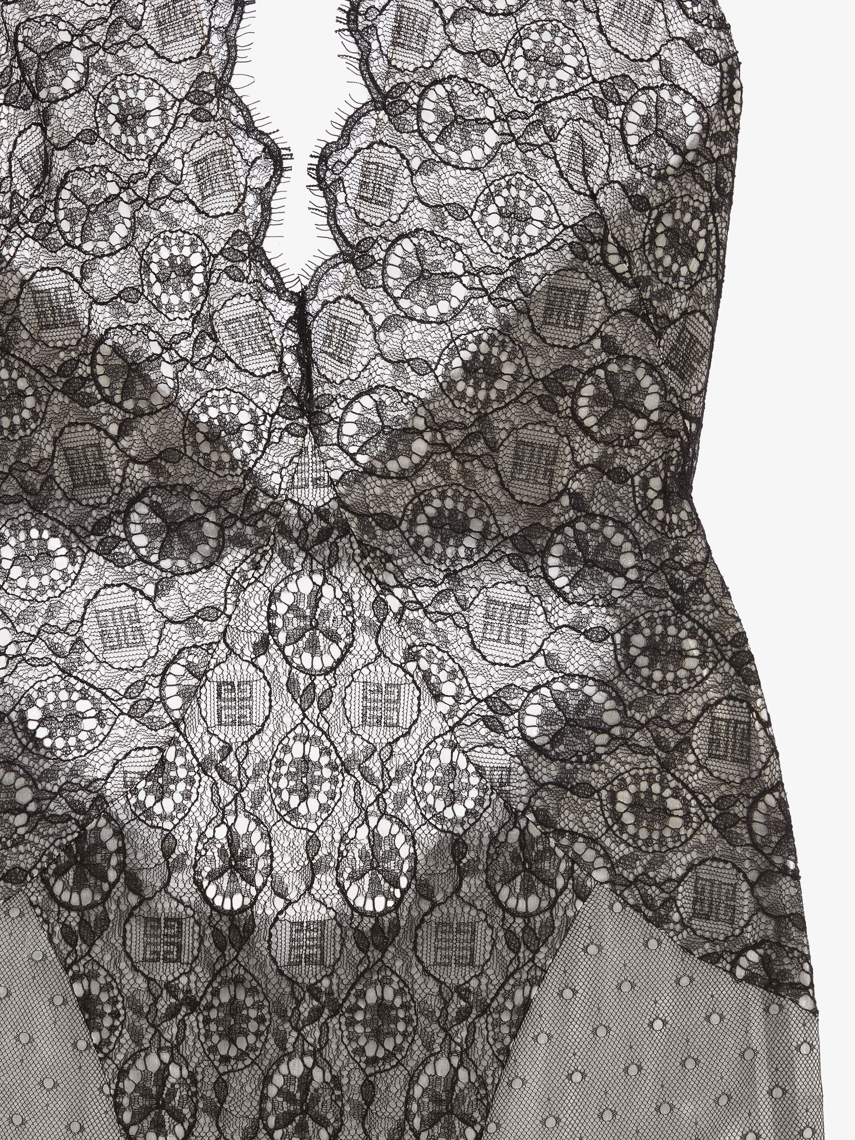 EVENING DRESS IN LACE - 5