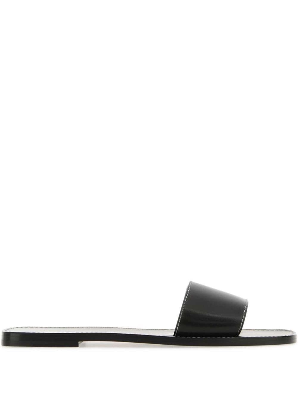Milla leather slides - 1