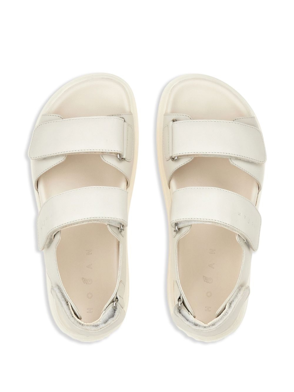 straped leather sandals - 4