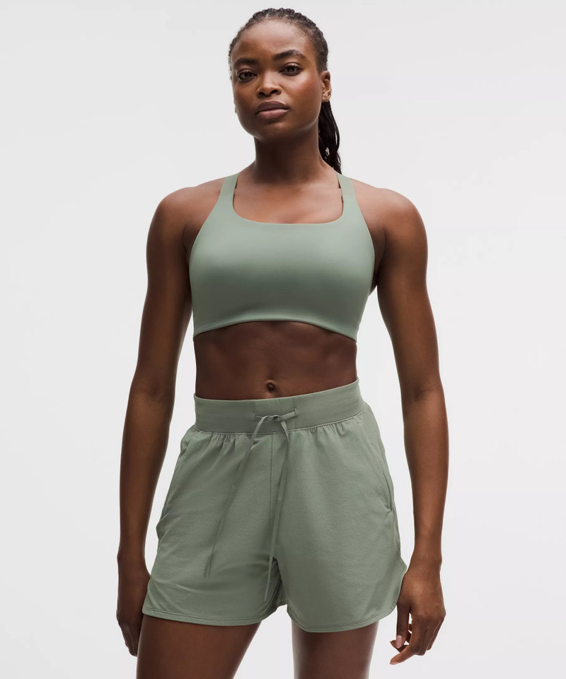 Ultralu Square-Neck Workout Bra *Medium Support, D/DD Cup 1