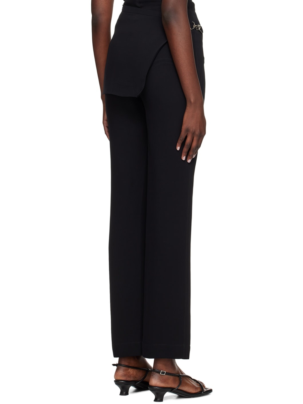 Black Apron Trousers - 3