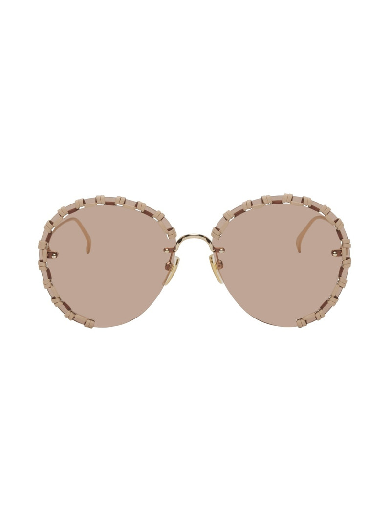 Gold Braided Sunglasses 1