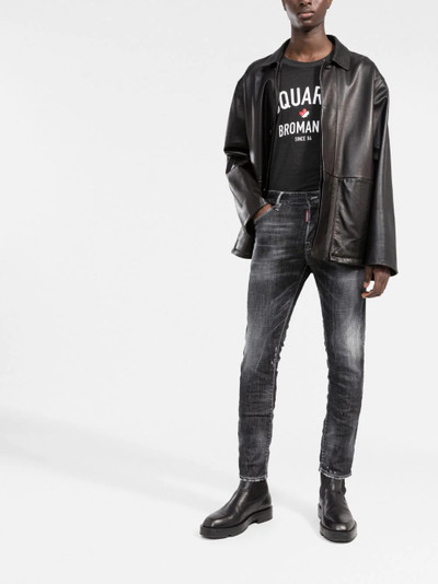 DSQUARED2 slim-fit straight-leg jeans outlook