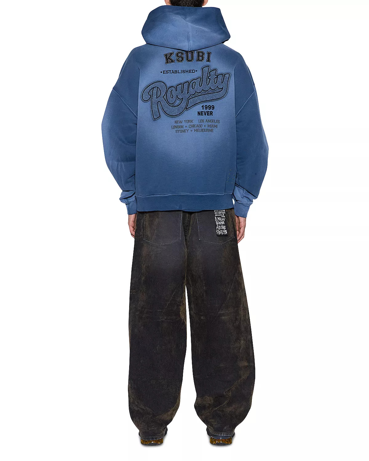 Ace Ekcess Ink Fade Oversized Fit Hoodie - 3