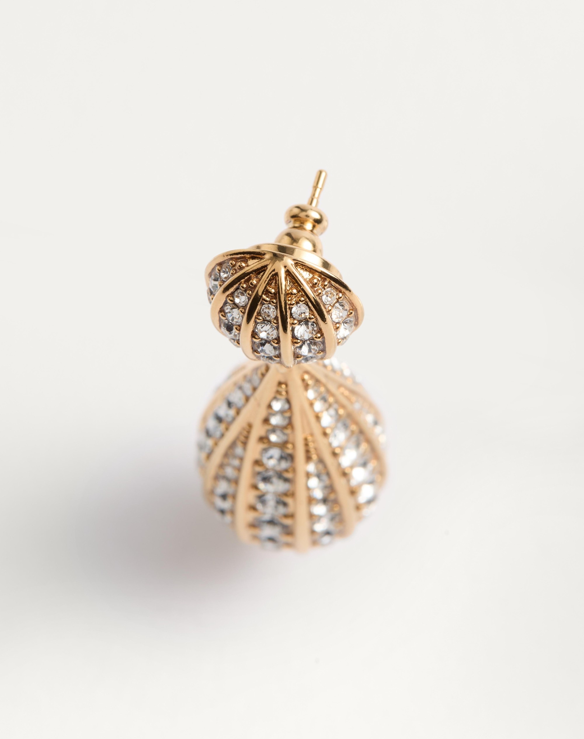 POETIQUES DES GOUTTES METAL AND SWAROVSKI® CRYSTAL EARRINGS - 5