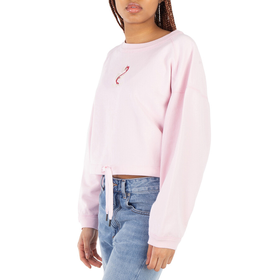 Isabel Marant Ladies Pink Margyo Cotton Sweatshirt - 2