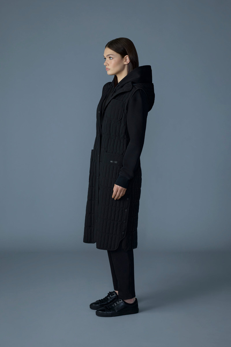 MAKANA Recycled Down Long Vest 3