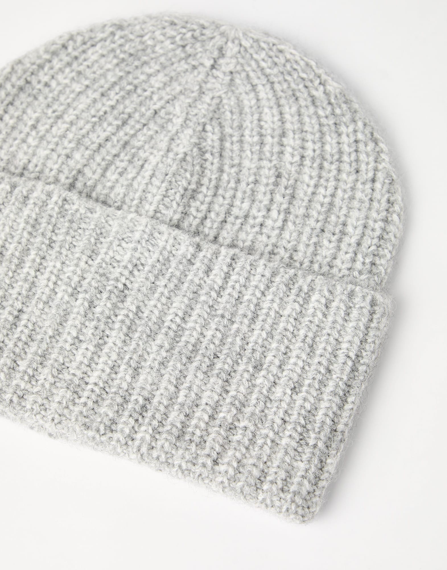 Virgin wool, alpaca and cashmere rib knit beanie - 2