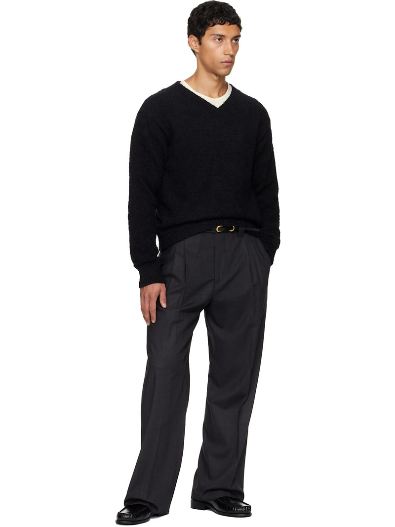 mfpen Black V-Neck Sweater outlook