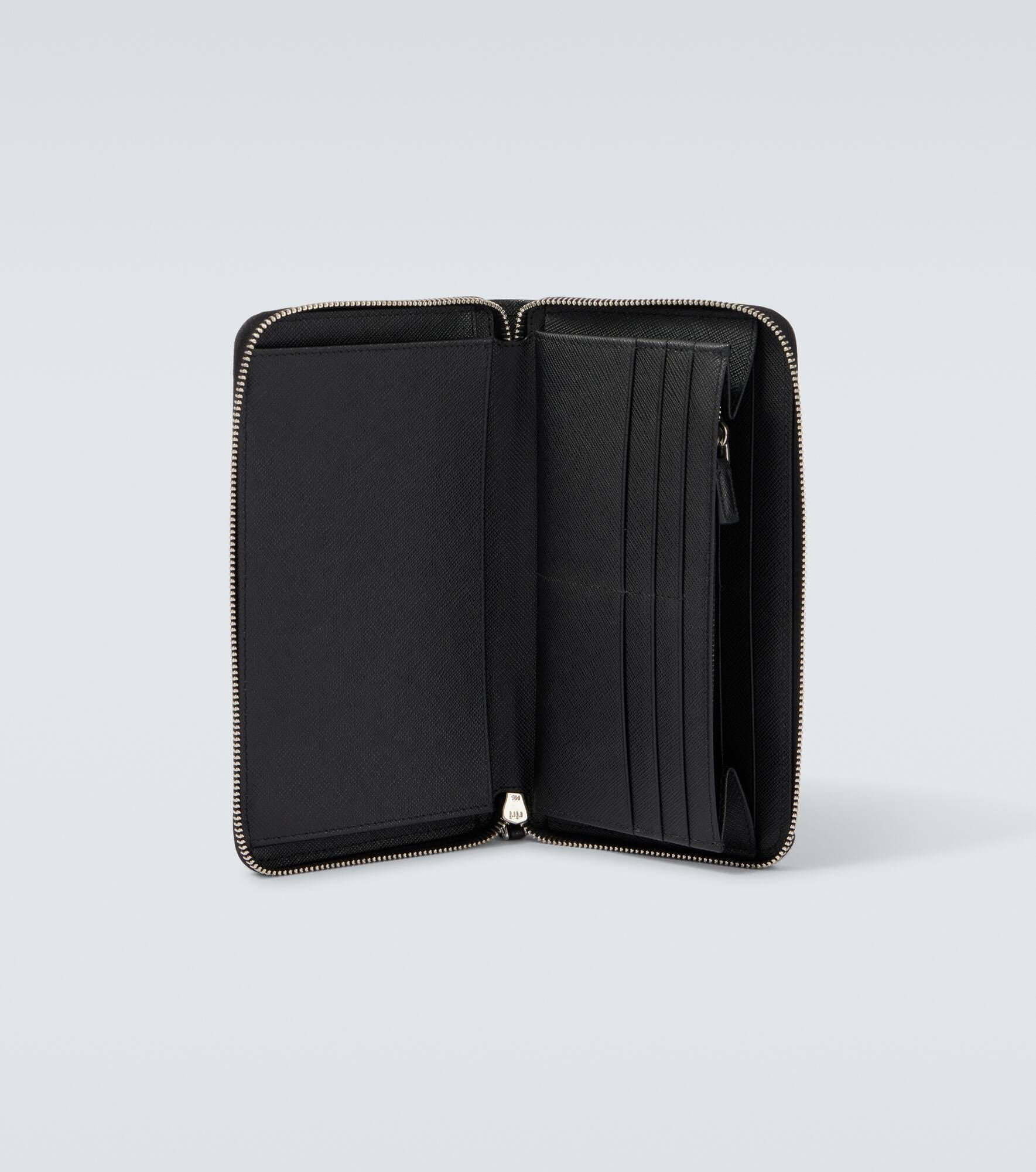 Logo Saffiano leather wallet - 2