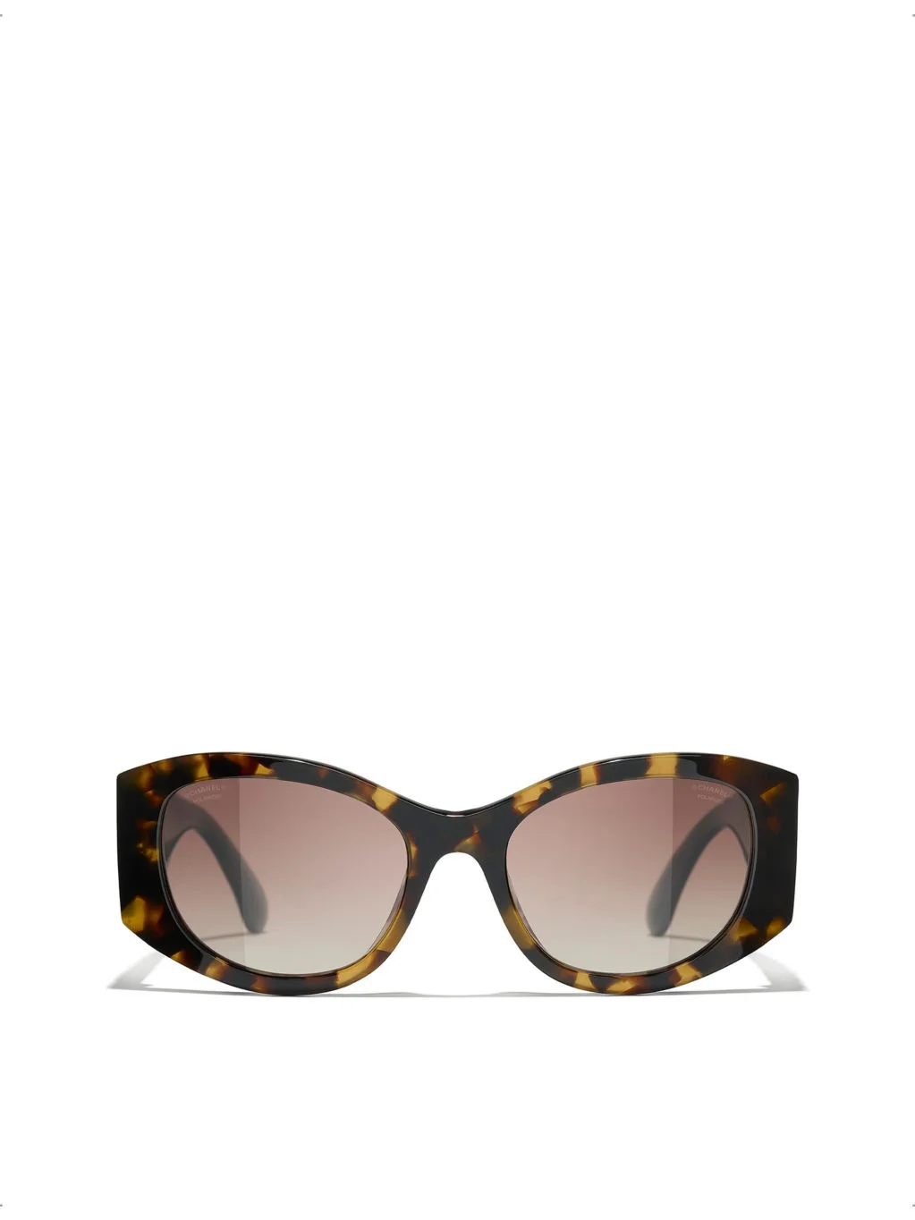 CH5524 irregular-frame tortoiseshell acetate sunglasses - 1