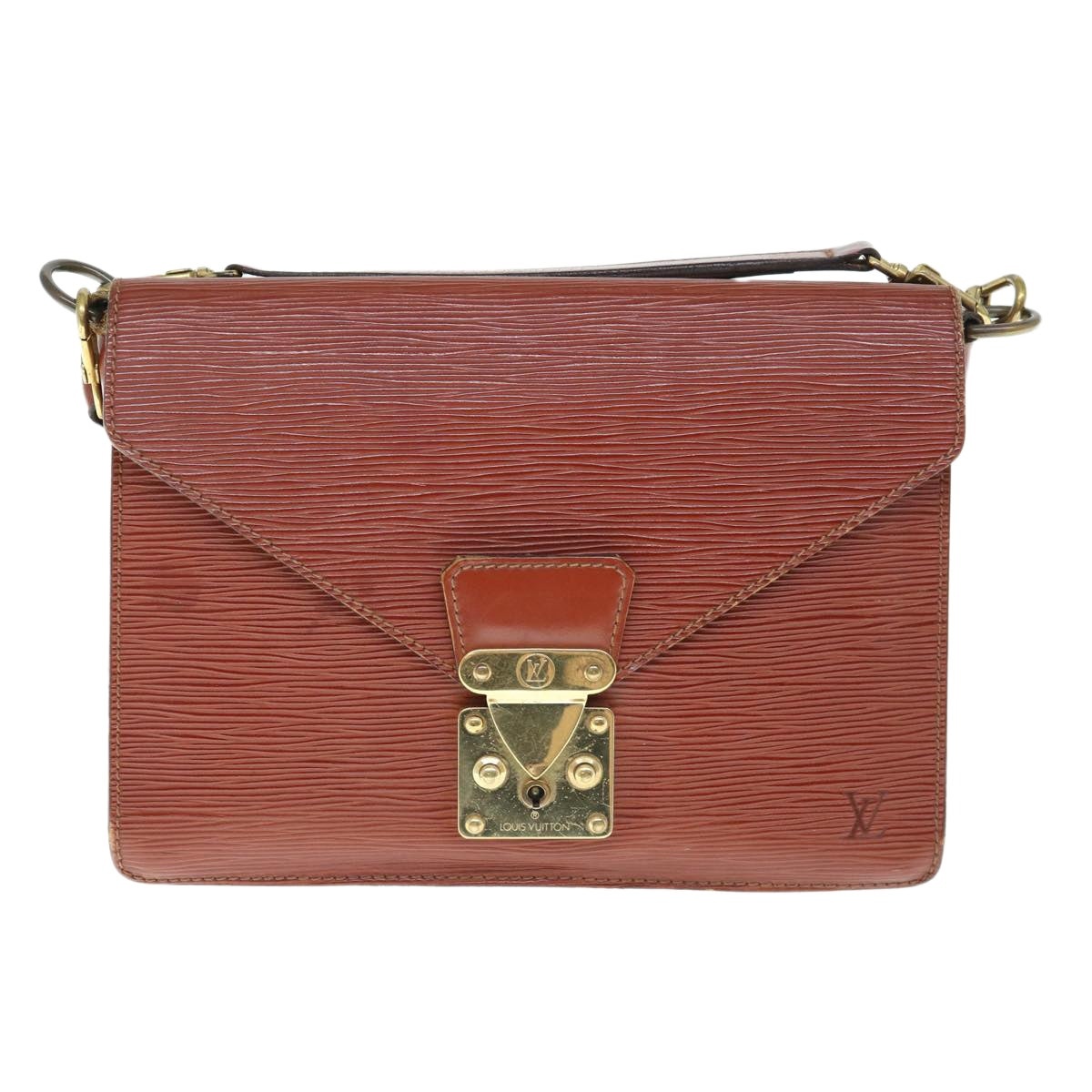 LOUIS VUITTON Epi Biface Hand Bag Brown M52323 - 2