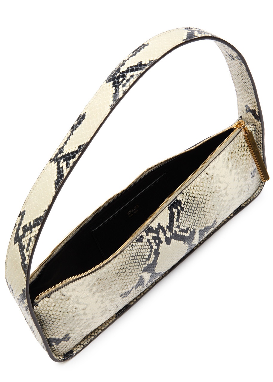 Khaite Lori Python-effect Shoulder bag - 4