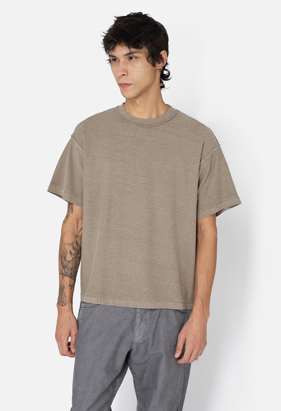 REVERSED CROPPED TEE - 2