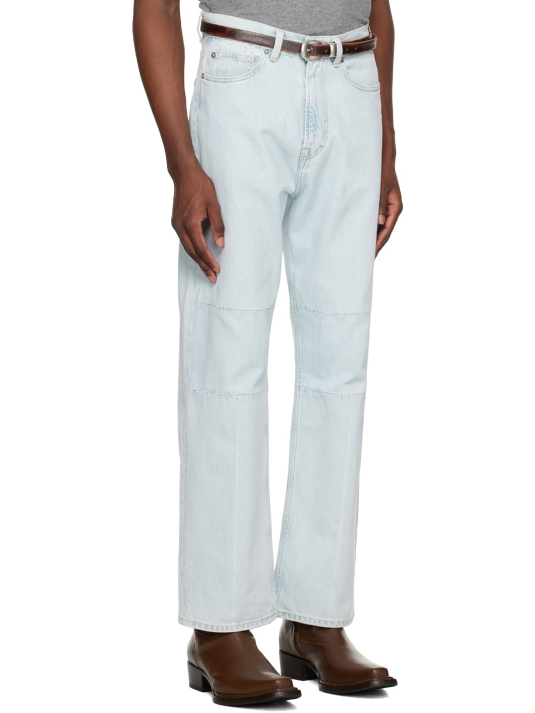 Blue Extended Third Cut Jeans - 2