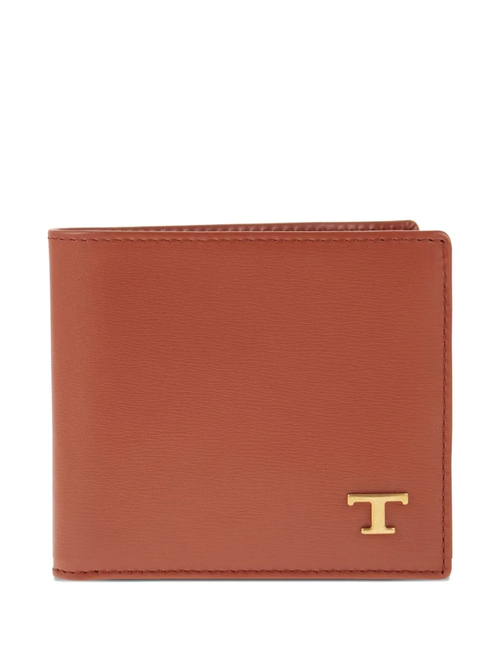 logo-detail leather card holder - 1
