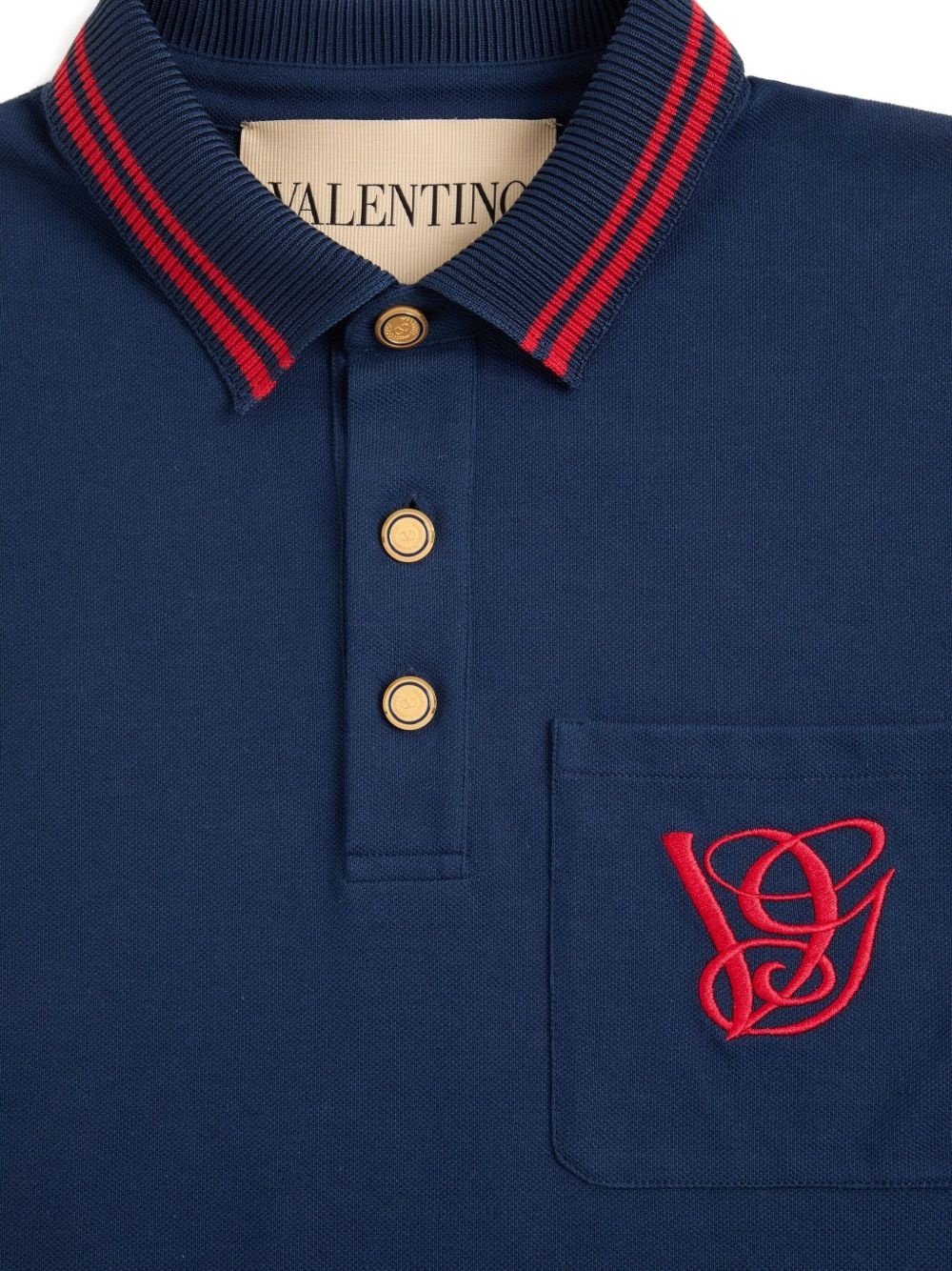 COTTON PIQUÉ POLO SHIRT WITH VG EMBROIDERY - 6