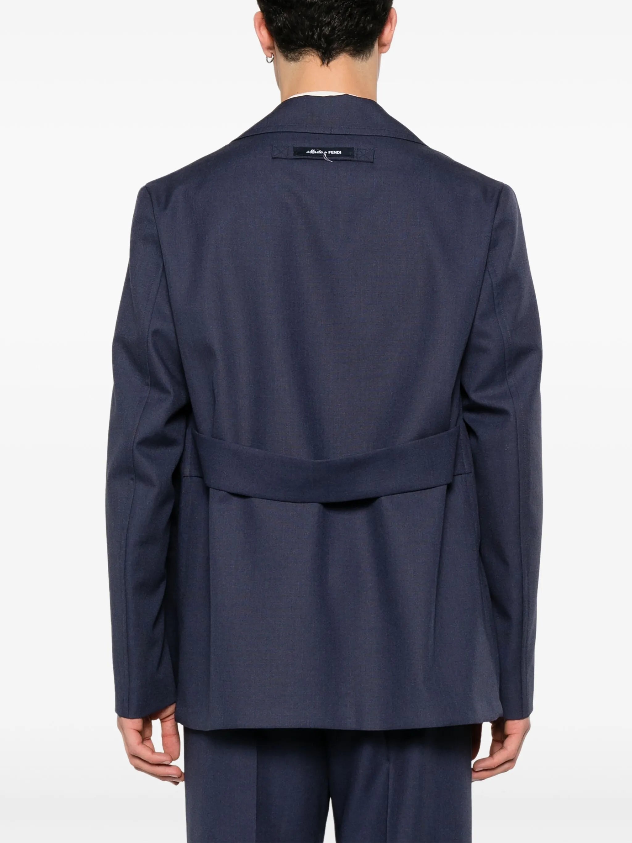 Single-breasted Wool Blazer - 4
