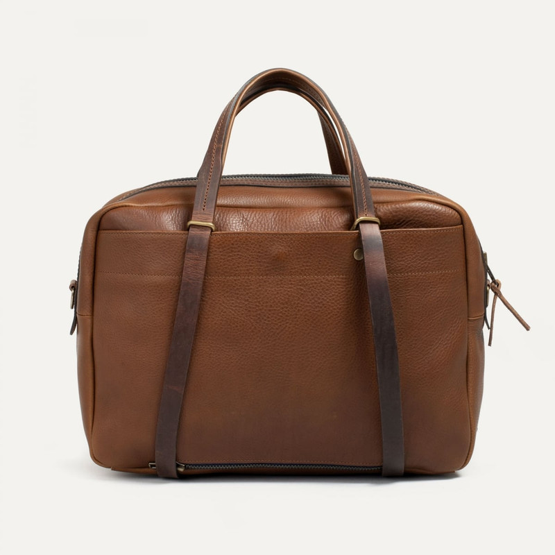 REPORT BUSINESS BAG - AMBER BROWN 3