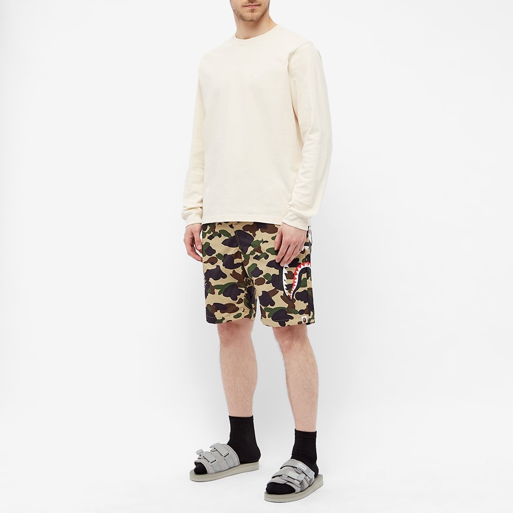 A Bathing Ape 1st Camo Side Shark Beach Short - 6